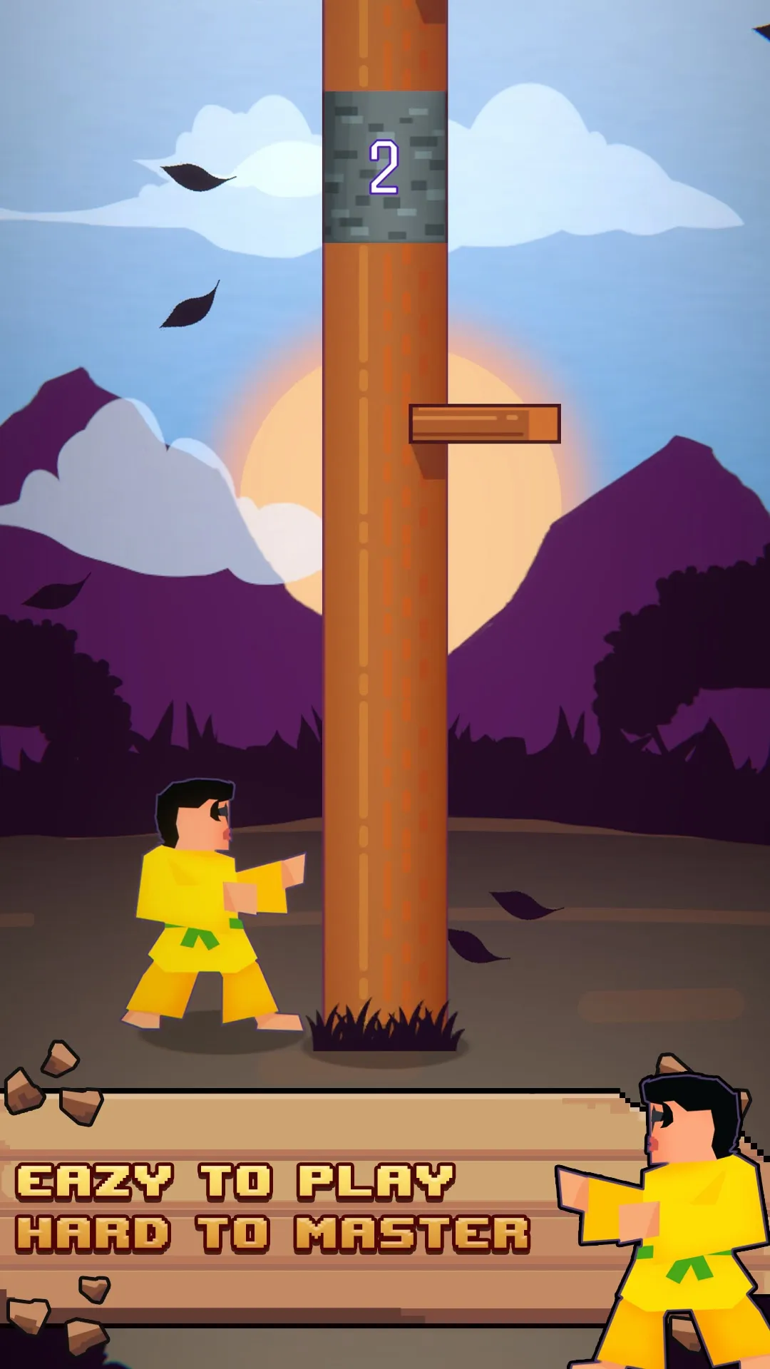 GOC Karate Lumberjack gameplay screenshot